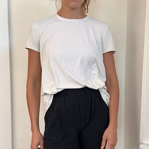 Athleta Light Blueish White Top